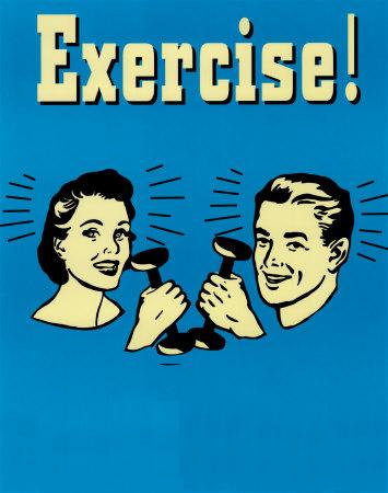Photo promoting exercise.