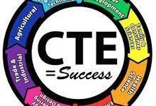 Image is of CTE logo