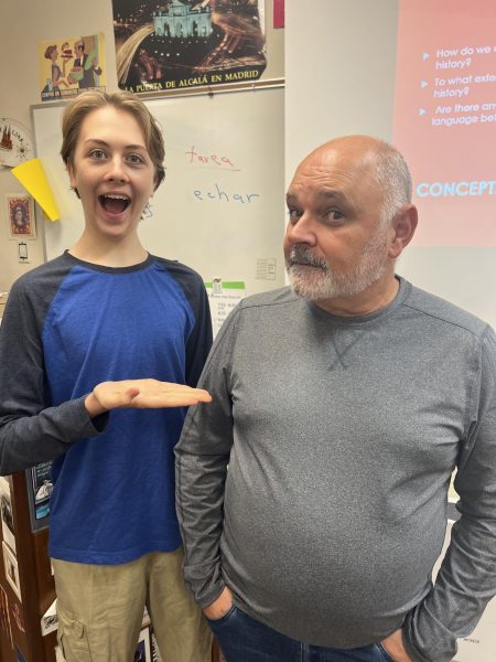 Kai Labuda and Mr. Alonso